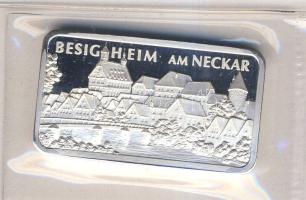 DN "Besigheim am Neckar" 1oz (31,103g) Ag tömb T:PP Vákumcsomagolásban!