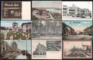 Kb. 70 db RÉGI külföldi város képeslap / Cca. 70 pre-1945 European town-view postcards