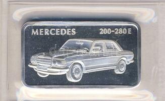 DN "Mercedes 200-280E-Autó" 1oz (31,103g) Ag tömb T:PP Vákumcsomagolásban!