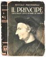 Machiavelli, Niccolo: Il principe. Milano, é.n., Lucchi. Kiadói papírkötés, megviselt állapotban / paperback, damaged condition