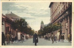 1928 Győr, Baross út, rendőr, Magyar Általános Biztosító intézet (EB)