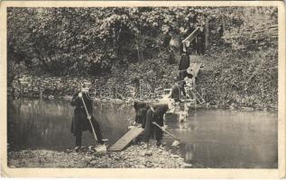 Kőszeg, Hunyadi Mátyás m. kir. reáliskolai nevelőintézet, cserkész hídverés