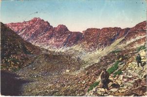 1928 Tátra, Tatry; Polsky hreben / Lengyel-nyereg / Polnischer Kamm / mountain