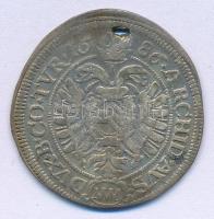 Ausztria 1686MM 6kr Ag "I. Lipót" Bécs (3,36g) T:2,2- ly.
Austria 1686MM 6 Kreuzer Ag &qu...