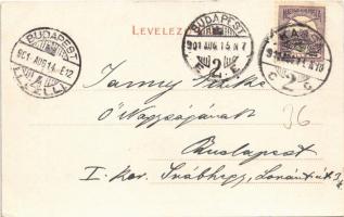 1901 Tátra, Magas-Tátra, Vysoké Tatry; Öt-tó, felső. F. Pietschmann No. 514. / Oberer Fünf-See / lak...