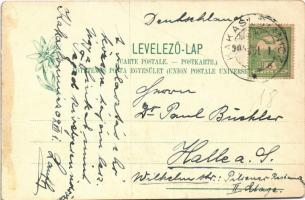 1909 Tátra, Magas Tátra, Vysoké Tatry; A Tarpataki fürdő. Feitzinger Ede 1902/12. 328. / Wildbad Koh...