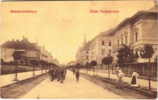Besztercebánya, Banská Bystrica; Deák Ferenc utca, masírozó katonák. W. L. 531. / street view, K.u.K. soldiers