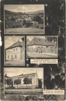Alsókubin, Dolny Kubín; látkép, Radlinsky, Matúska és Hviezdoslav szülőháza / general view, birthplaces of Radlinsky, Matúska and Hviezdoslav (b)
