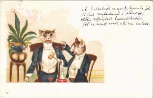 1899 (Vorläufer) Gentleman cats. litho (Rb)