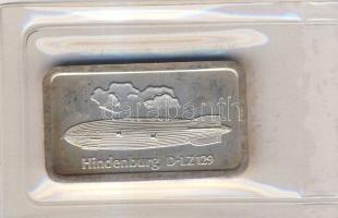 DN "Hindenburg léghajó" 1oz (31,103g) Ag tömb T:PP Vákumcsomagolásban!