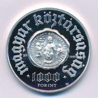 1995. 1000Ft Ag "Pannonhalma 996-1996" kapszulában, tanúsítvánnyal T:PP  
Adamo EM140