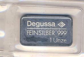 DN "Junkers-repülő" 1oz (31,103g) Ag tömb T:PP Vákumcsomagolásban!