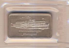 DN "Rajnai kerekes gőzös" 1oz (31,103g) Ag tömb T:PP Vákumcsomagolásban!