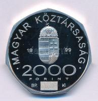 1999. 2000Ft Ag "A 2000. évforduló" kapszulában, tanúsítvánnyal T:PP 
Adamo EM163