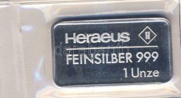 DN "Űrhajó" 1oz (31,103g) Ag tömb T:PP Vákumcsomagolásban!