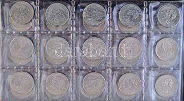 Amerikai Egyesült Államok 1999-2008. 1/4$ Cu-Ni "50 állam" teljes sorozat (72db, 50xklf) +...