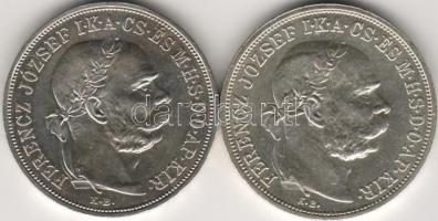 1900,1908 5K 1-1db ezüst T:2