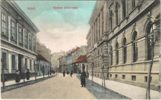 Arad, Weitzer János utca, üzlet / street view, shops