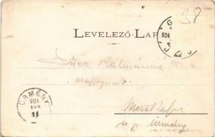 1904 Győr, M. kir. állami főreáliskola. Berecz Viktor kiadása (EK)