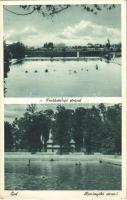 1937 Érd, Postástelepi strand, fürdőzők, Riminyáki strand (EK)