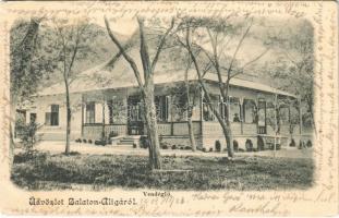 1903 Balatonaliga (Balatonvilágos), Vendéglő, étterem (EK)
