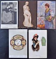 Legalább 1.000 régi képeslap hagyatékból erős tároló dobozban, benne magyar és külföldi városképek, ...