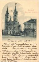 1901 Temesvár, Timisoara; Római katolikus templom. Polatsek kiadása / Catholic church