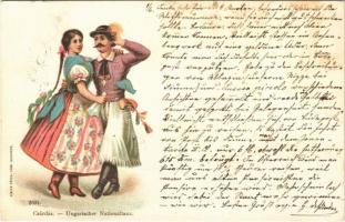 1901 Csárdás / Ungarischer Nationaltanz / Hungarian folklore, traditional dance. Rigler R.T. 3031. litho (fl)