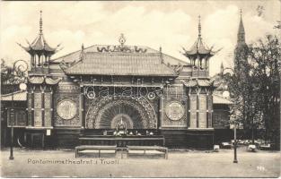 Copenhagen, Kobenhavn; Pantomime Theatre in Tivoli