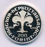 1978. 200Ft Ag "Első magyar aranyforint" T:PP
Adamo EM56