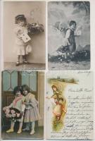65 db RÉGI motívum képeslap: gyerekek / 65 pre-1945 motive postcards: children