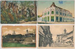 42 db RÉGI magyar város képeslap / 42 pre-1945 Hungarian town-view postcards