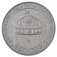 Kelemen Kristóf (1922-2001) 1987. "MÉE / Erzsébet királyné születésének emlékére" Ag piedf...