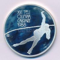 1986. 500Ft Ag "XV. Téli Olimpia Calgary 1988" T:PP ujjlenyomat  Adamo EM98