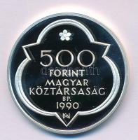 1990. 500Ft Ag "Mátyás király - Buda" T:PP Adamo EM114