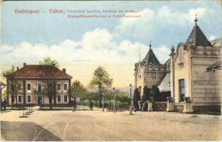 1916 Esztergom-Tábor, Törzstiszti pavilon, kávéház és vendéglő (Rb)