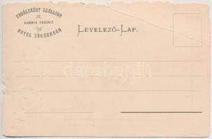 Budapest V. Vadászkürt szálloda (igazgató Kommer Ferenc), Pálmakert. Türr István utca 5. / Jardin de...