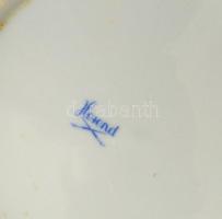 Herendi csipkebogyó mintás kistányér / süteményes tányér tányér, kézzel festett, jelzett, hibátlan. ...