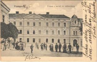 1905 Pozsega, Pozega; Ucinoa i zavod sv. milosrdnica / school