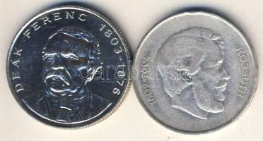 1947. 5Ft Ag "Kossuth" T:3 ph. + 1994. 200Ft Ag "Deák" T:BU