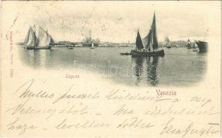 1900 Venezia, Venice; Laguna / sailboats (fl)