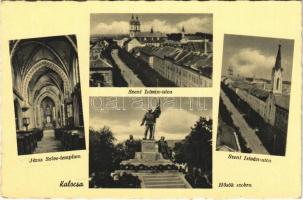 1943 Kalocsa, Jézus Szíve templom, Szent István utca, Hősök szobra, emlékmű (EB)