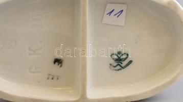 Goebel porcelán 3 db kisgyerek, kézzel festett, jelzett, kis kopásnyomokkal, m: