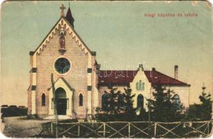 1928 Dunakeszi, Alagi kápolna és iskola (EM)