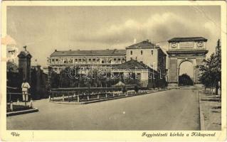 Vác, Fegyintézeti kórház a Kőkapuval (b)