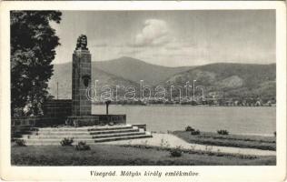 1938 Visegrád, Mátyás király emlékmű (EK)