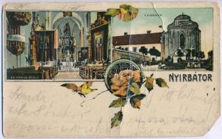 1926 Nyírbátor, Római katolikus templom, belső. Friedmann Lipót kiadása