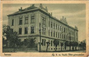 1945 Szarvas, Evangélikus Vajda Péter gimnázium (fl)