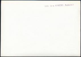 cca 1932 Kinszki Imre (1901-1945) budapesti fotóművész hagyatékából, pecséttel jelzett vintage fotó ...