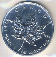 Kanada 1991. 5$ Ag 1oz. T:PL Vákumcsomagolásban!
